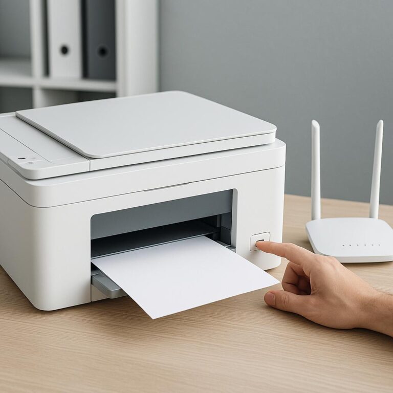 jak zresetować drukarkę hp i nawiązać nowe połączenie internetowe?