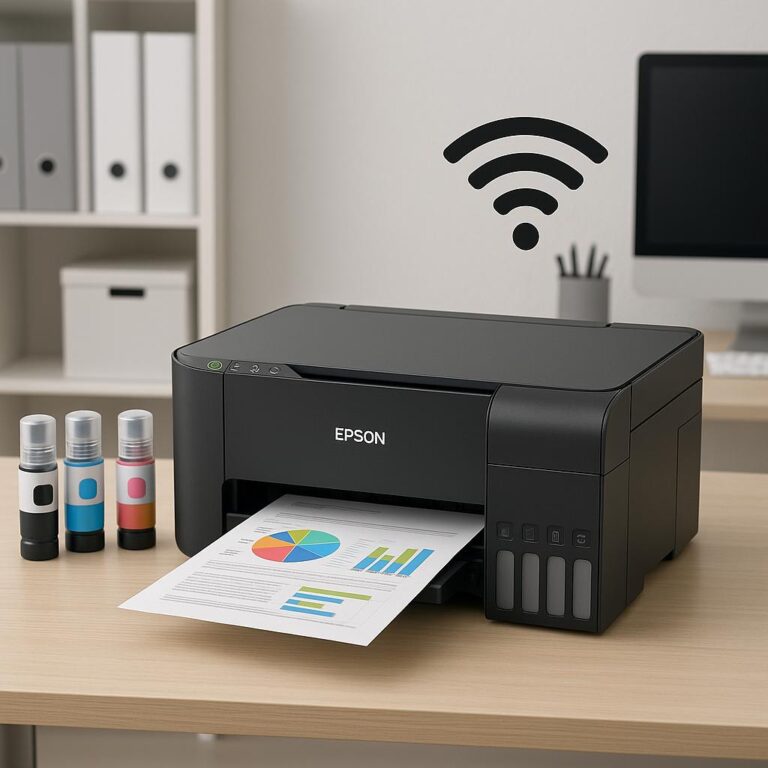 czy drukarka epson l3210 jest bezprzewodowa?