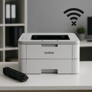 dlaczego drukarka brother nie drukuje przez wi-fi?
