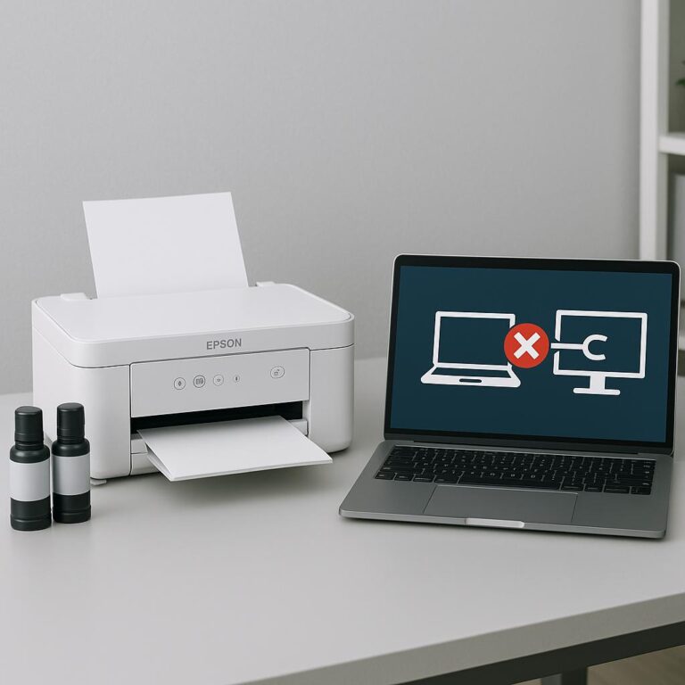 dlaczego moja drukarka epson nie łączy się z komputerem?
