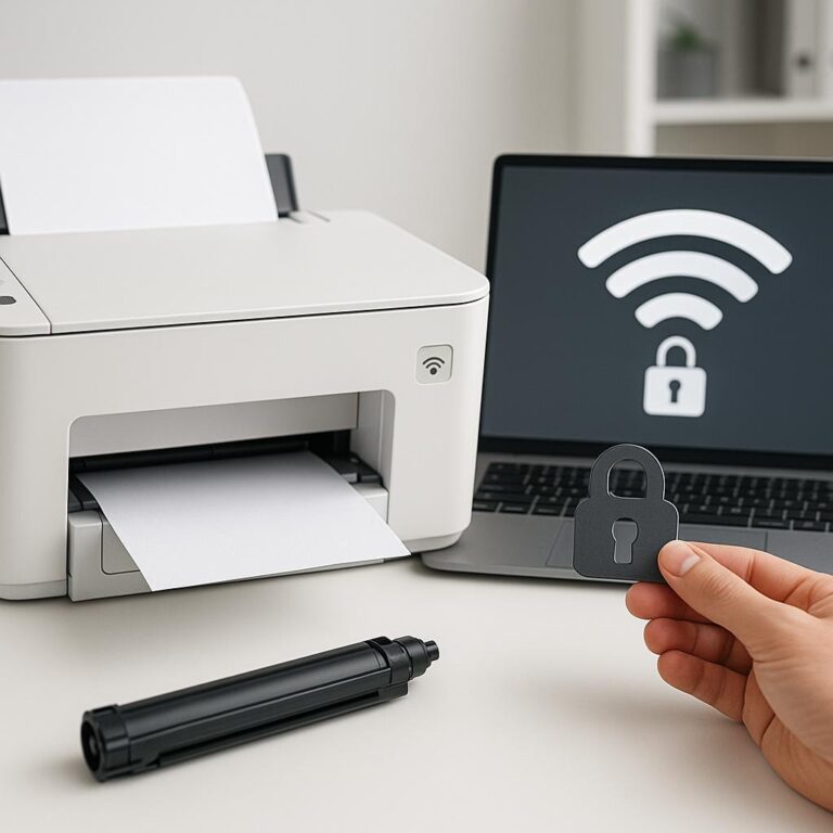 gdzie znajdę hasło wi-fi do mojej drukarki?