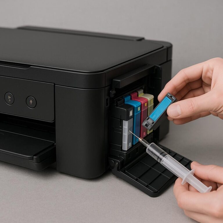jak odetkać tusz w drukarce epson?