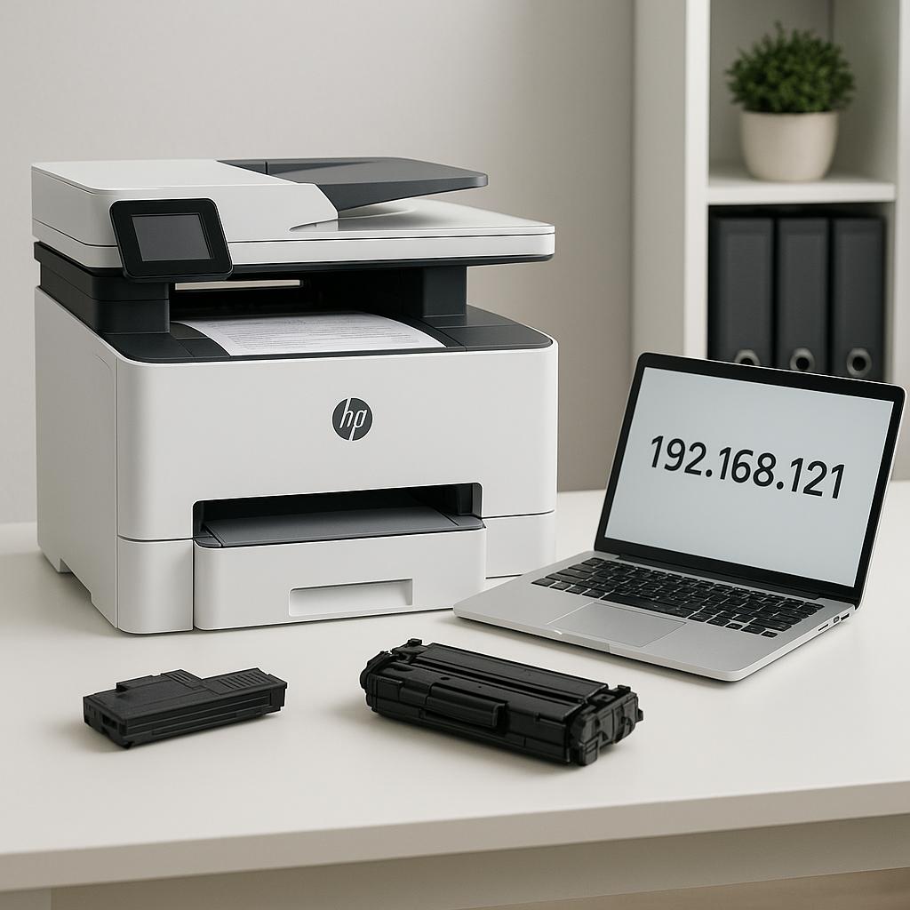 skąd wziąć ip drukarki hp?