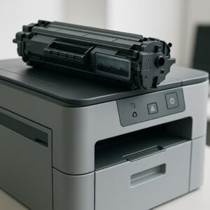 co się dzieje, gdy pojemnik na zużyty toner się zapełni?