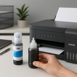 czy butelki z tuszem firmy epson można napełniać ponownie?