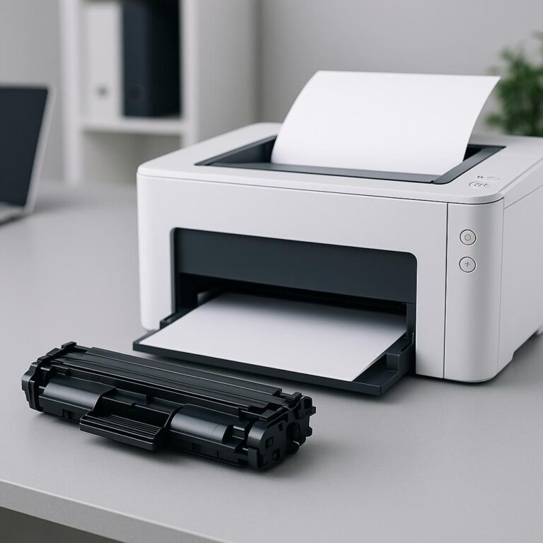 czy toner w drukarce laserowej zasycha?