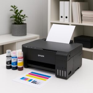 dlaczego epson l3250 nie drukuje w kolorze?