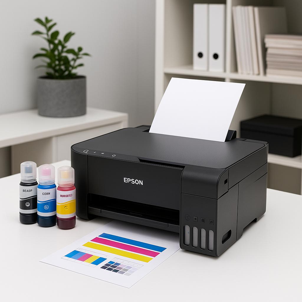dlaczego epson l3250 nie drukuje w kolorze?