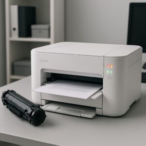 dlaczego na mojej drukarce canon migają trzy kontrolki?