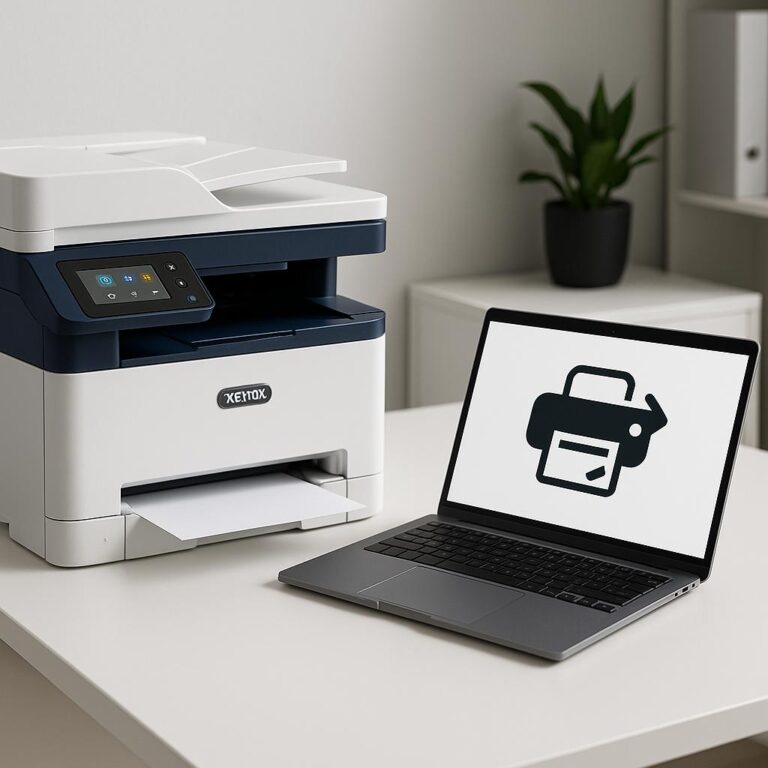 jak dodać drukarkę xerox do laptopa?