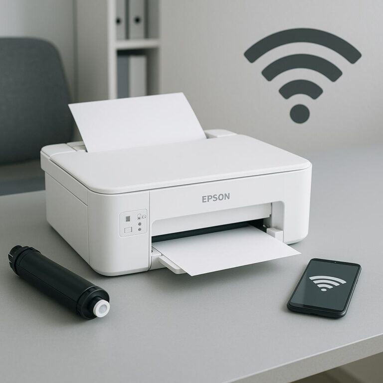 jak połączyć drukarkę epson z nową siecią wi-fi?