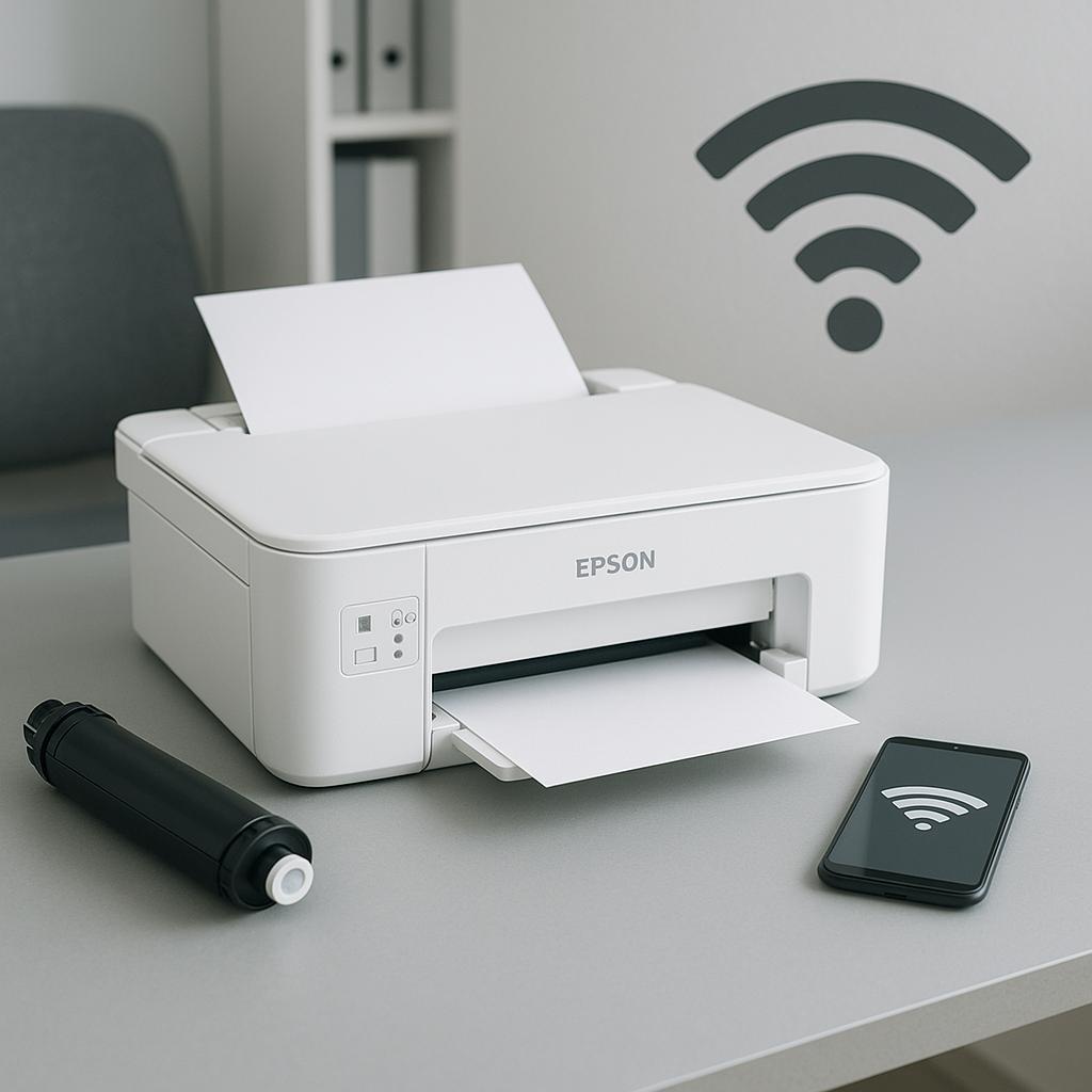 jak połączyć drukarkę epson z nową siecią wi-fi?