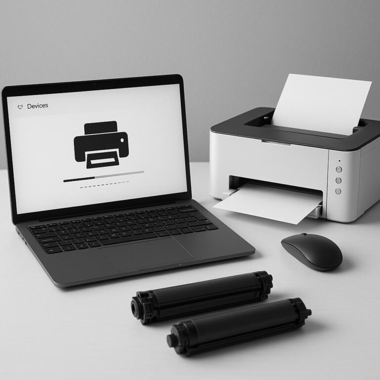 jak skonfigurować drukarkę w laptopie?