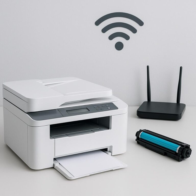jak skonfigurować drukarkę z nowym wi-fi?