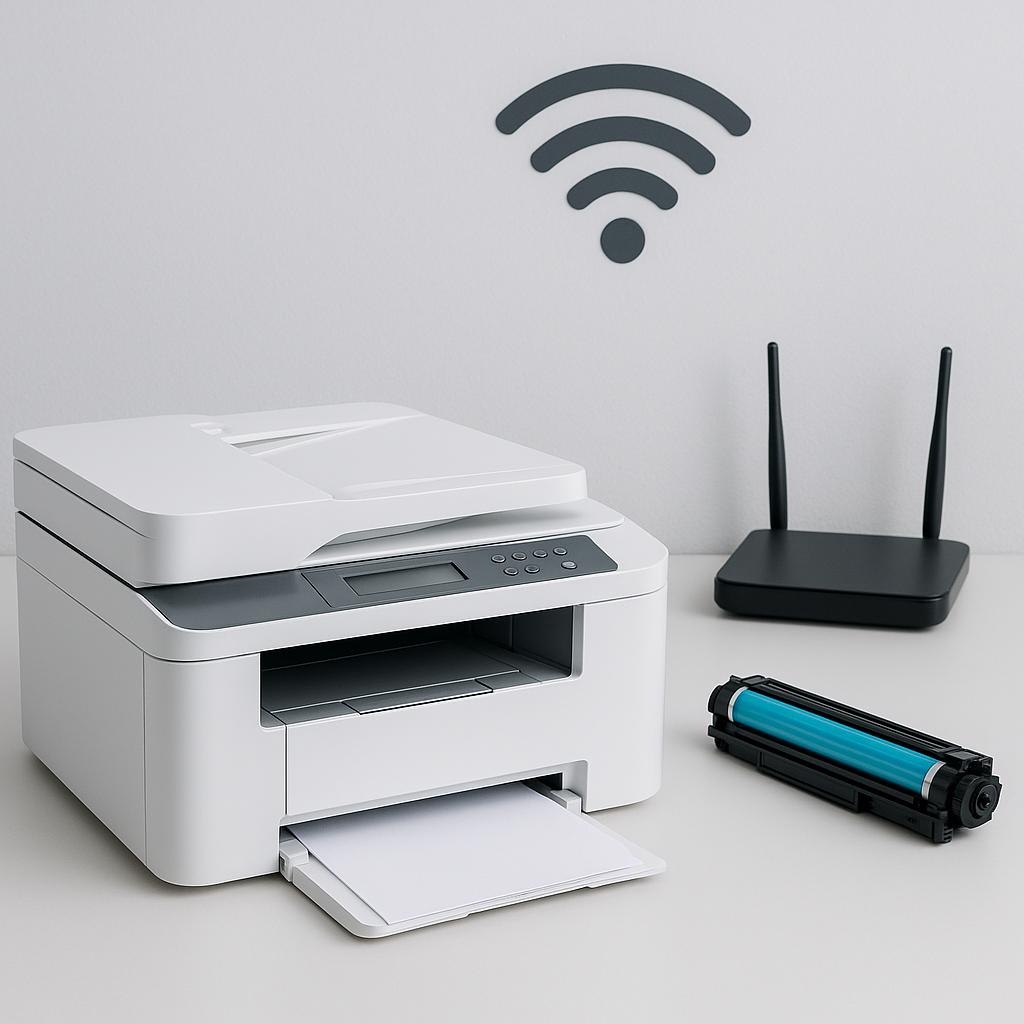 jak skonfigurować drukarkę z nowym wi-fi?