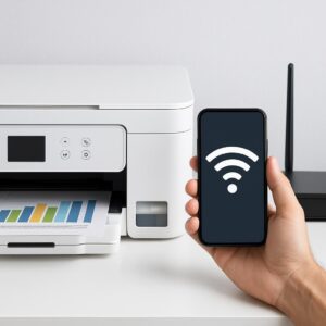 jak skonfigurować wifi w drukarce epson?