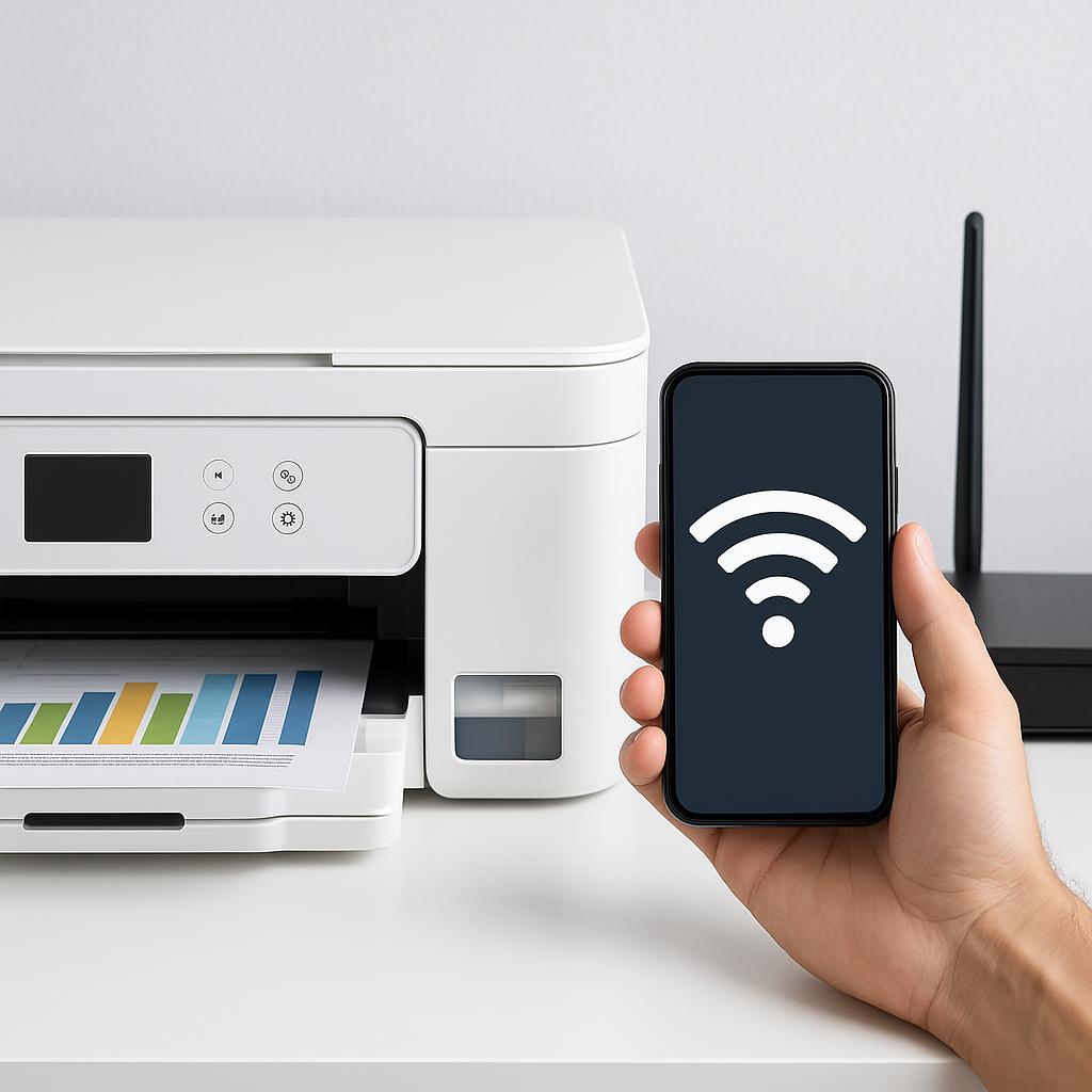 jak skonfigurować wifi w drukarce epson?