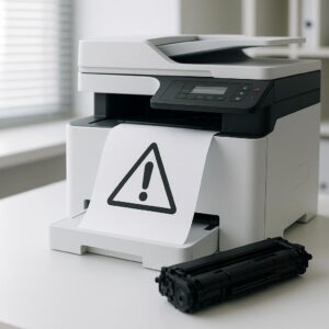 jak usunąć błąd drukowania?