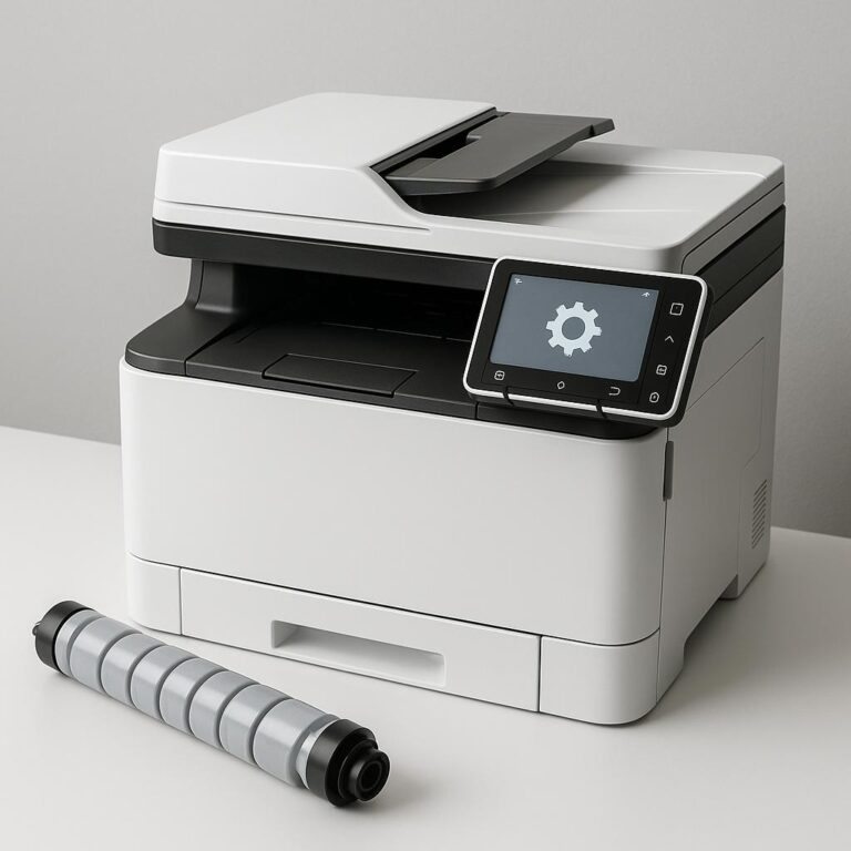 jak wejść w ustawienia drukarki ricoh?