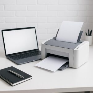 jak wydrukować z laptopa na drukarce?