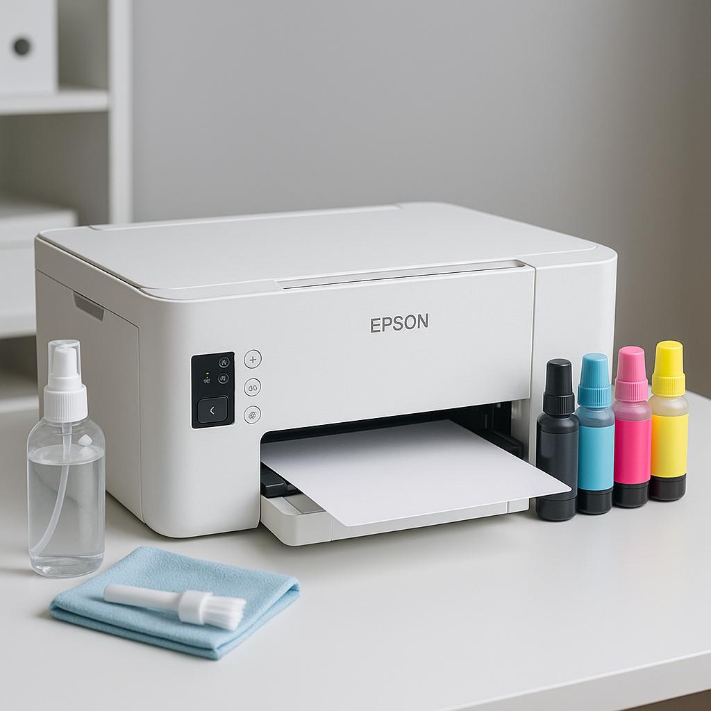jak zmusić drukarkę epson do wydajnego czyszczenia?