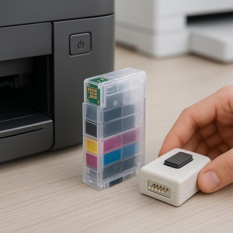 jak zresetować chip w kartridżu epson?