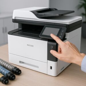 jak zresetować drukarkę ricoh?
