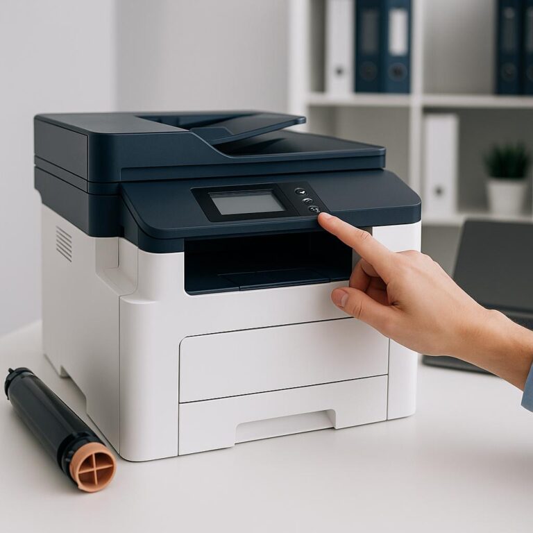 jak zresetować drukarkę xerox?