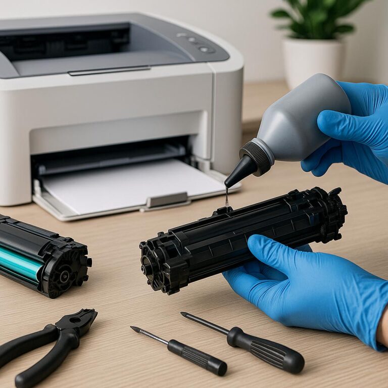 czy można samodzielnie napełnić toner do drukarki?