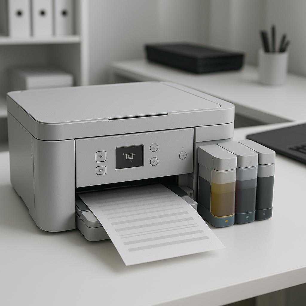 dlaczego moja drukarka epson drukuje słabo, mimo że zbiornik z tuszem jest pełny?