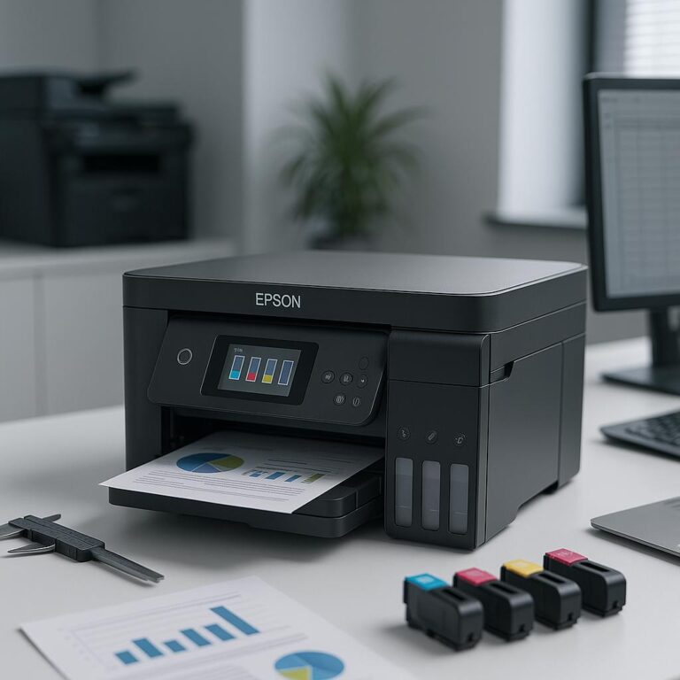 dlaczego moja drukarka epson nie pokazuje poziomu tuszu?