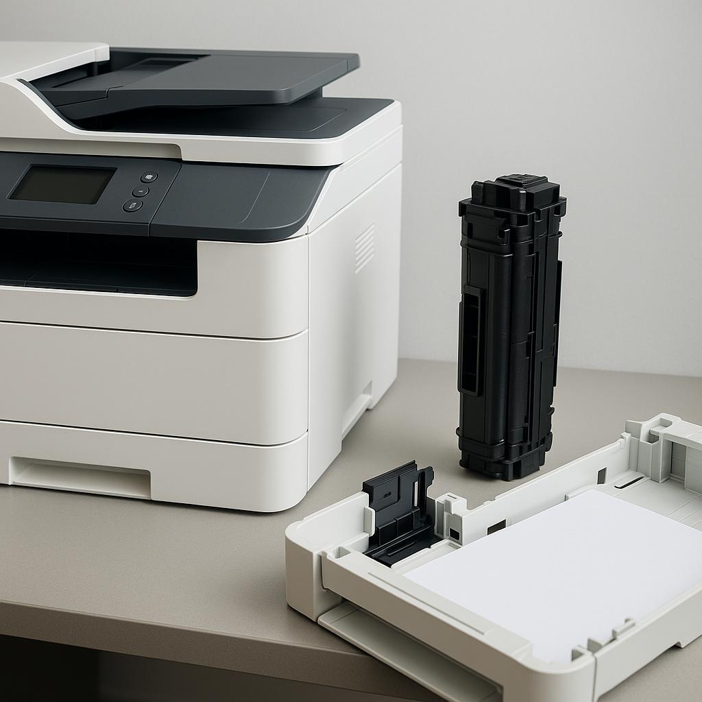 dlaczego moja drukarka xerox nie rozpoznaje podajnika papieru?