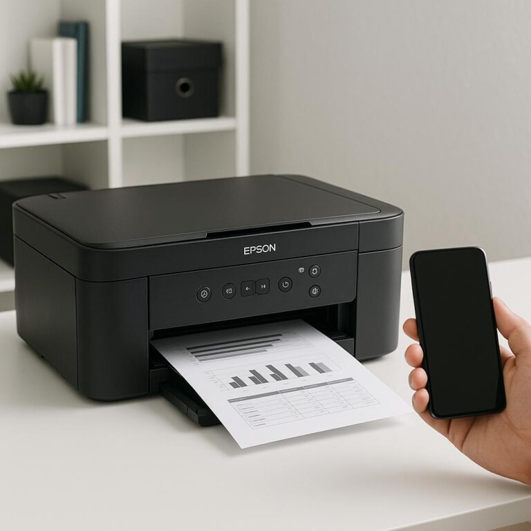 dlaczego telefon nie widzi drukarki epson?