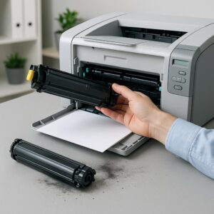dlaczego toner tak szybko się wypłukuje?