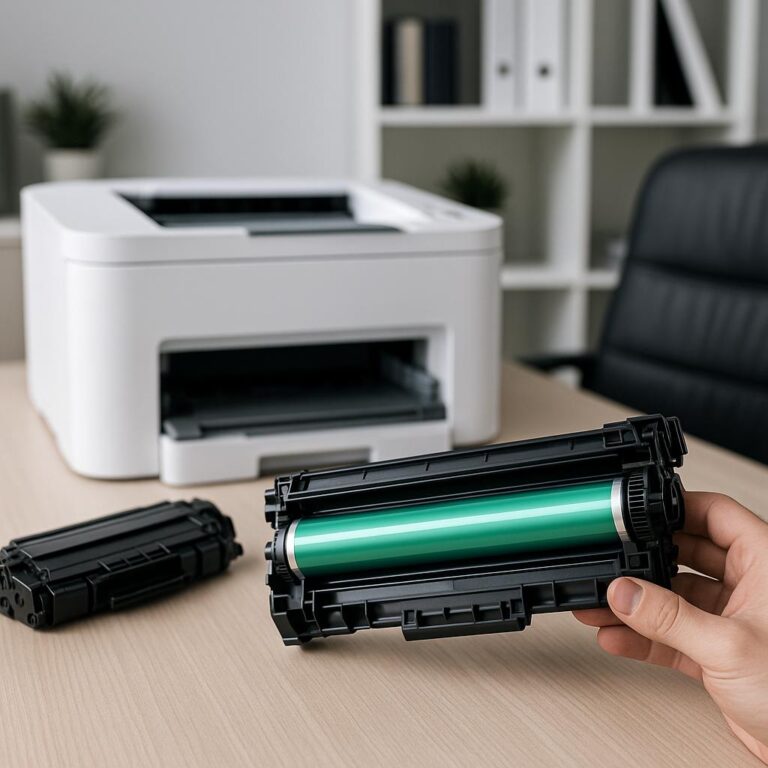 jak często wymieniać bęben w drukarce laserowej?
