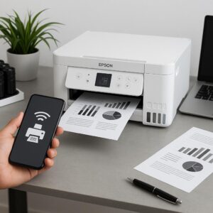 jak drukować z telefonu drukarką epson?