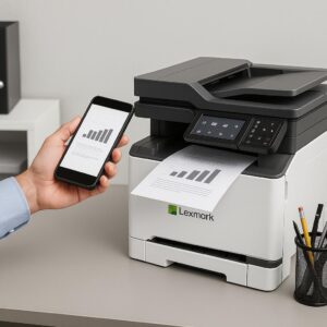 jak drukować z telefonu na drukarce lexmark?