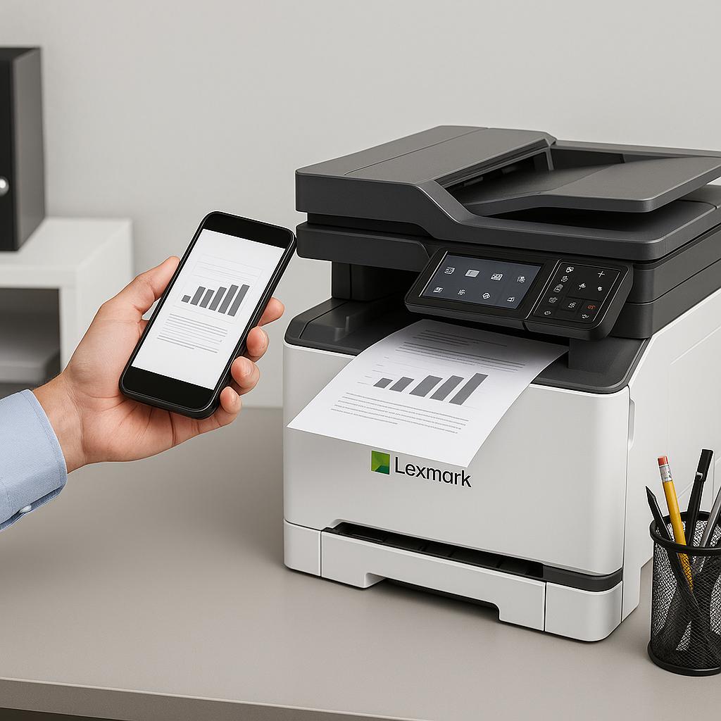 jak drukować z telefonu na drukarce lexmark?