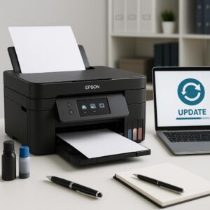 jak mogę sprawdzić, czy moja drukarka epson wymaga aktualizacji?