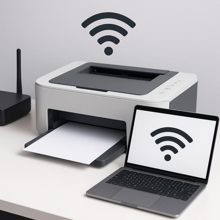 jak podłączyć drukarkę do nowej sieci wi-fi?