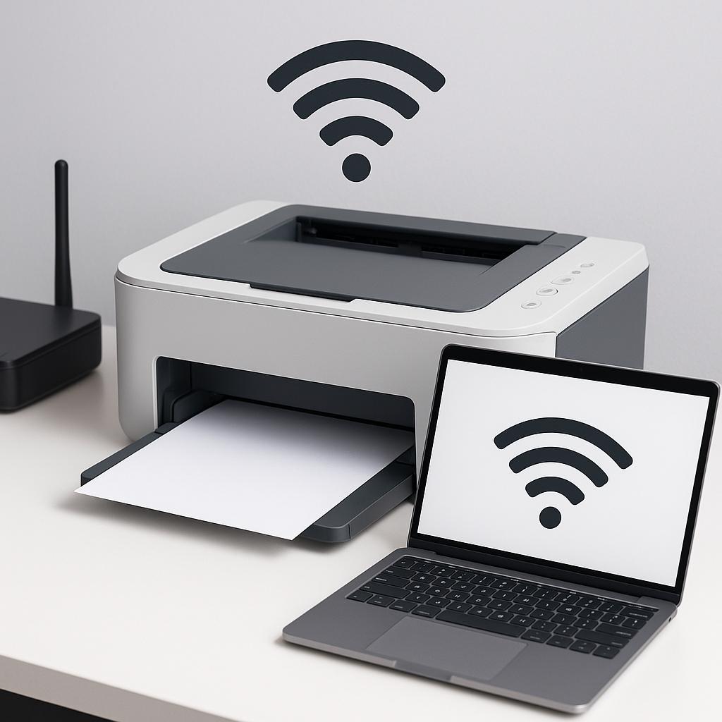 jak podłączyć drukarkę do nowej sieci wi-fi?