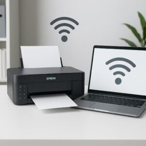 jak podłączyć drukarkę epson do sieci wi-fi bez hasła?