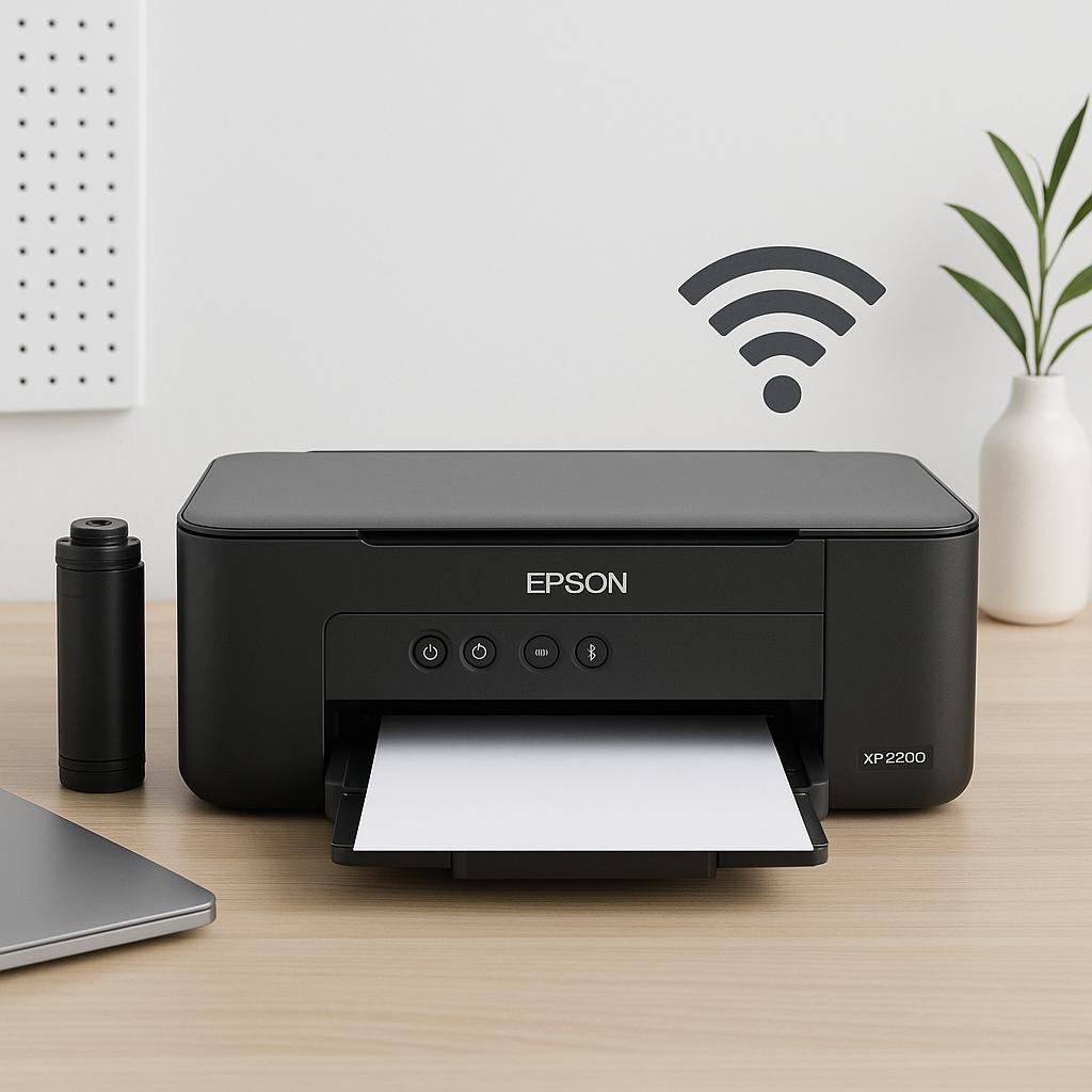 jak podłączyć drukarkę epson xp 2200 do sieci wi-fi bezprzewodowo?