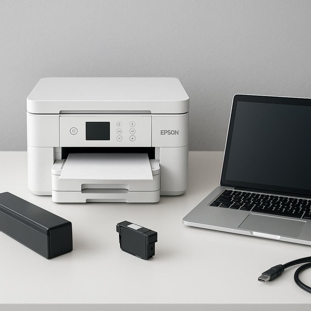 jak połączyć epson z komputerem?