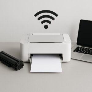 jak skonfigurować drukarkę do połączenia wi-fi?
