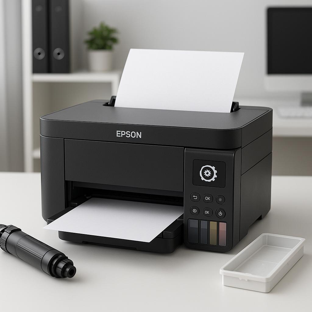 jak włączyć automatyczne czyszczenie drukarki epson?