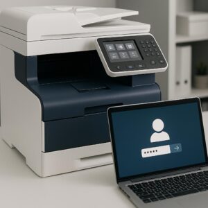 jak zalogować się jako administrator na drukarce xerox?