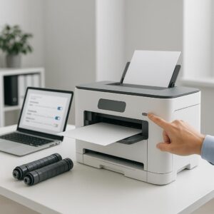 jak zmienić ustawienia domyślne drukarki?