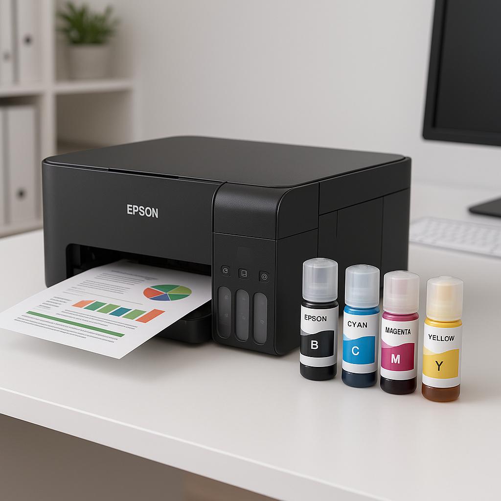 jakiego rodzaju tuszu używa epson l3250?