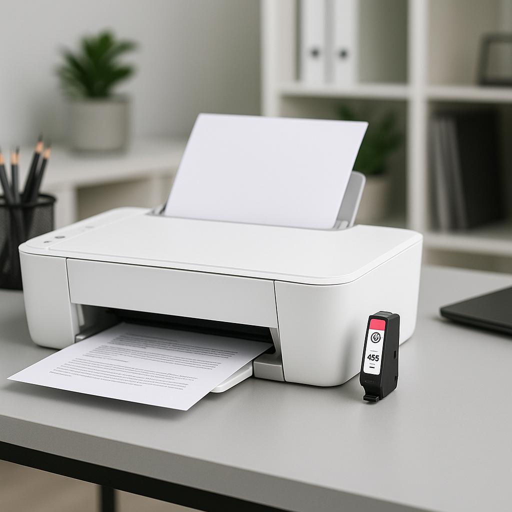 które drukarki hp wykorzystują wkłady atramentowe 655?